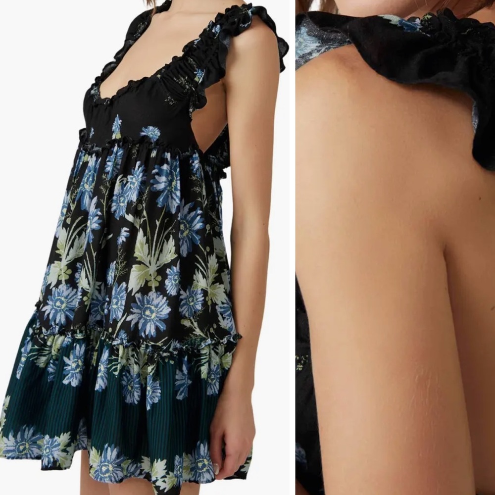 Free People Bali Wild Daisy slip mini